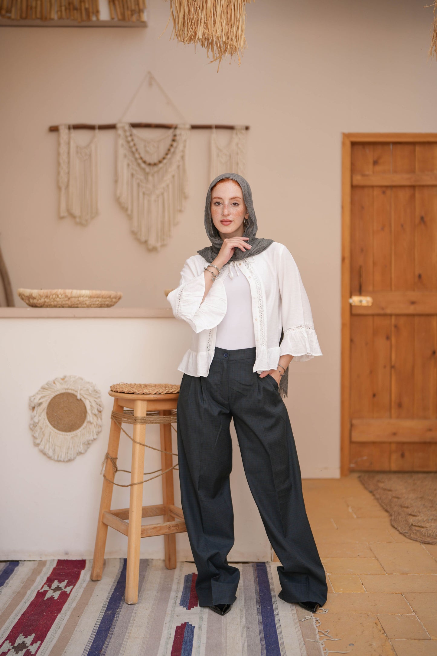 Multicolor Caro classic Pants