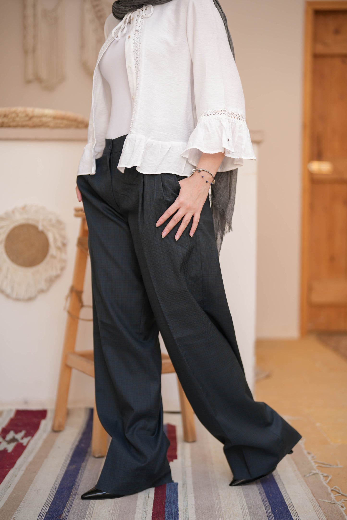 Multicolor Caro classic Pants