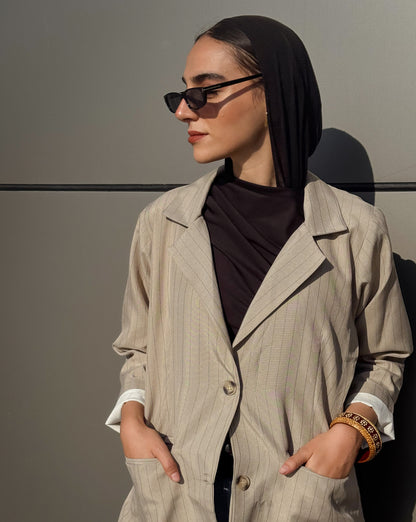 Striped blazer