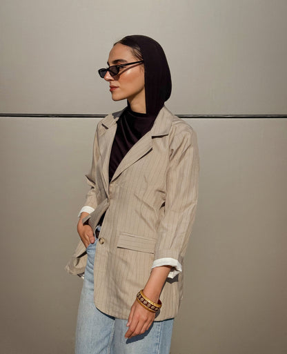 Striped blazer